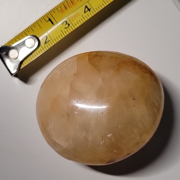 Elegant Polished Stone Tan Orange Cream - Picture 3 of 3